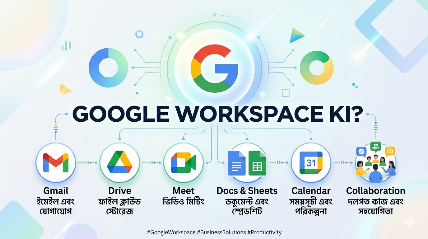 Google Workspace Ki Poripurno Guide: Bangla-te Janun Sob Kichu (2026)