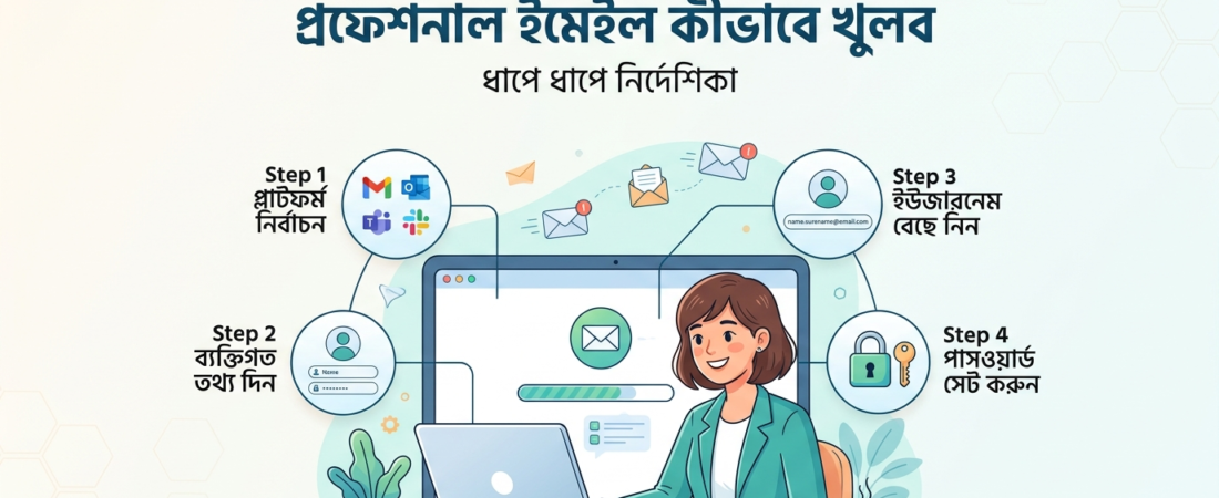 Professional Email Kivabe Khulbo — সম্পূর্ণ গাইড (২০২৬)