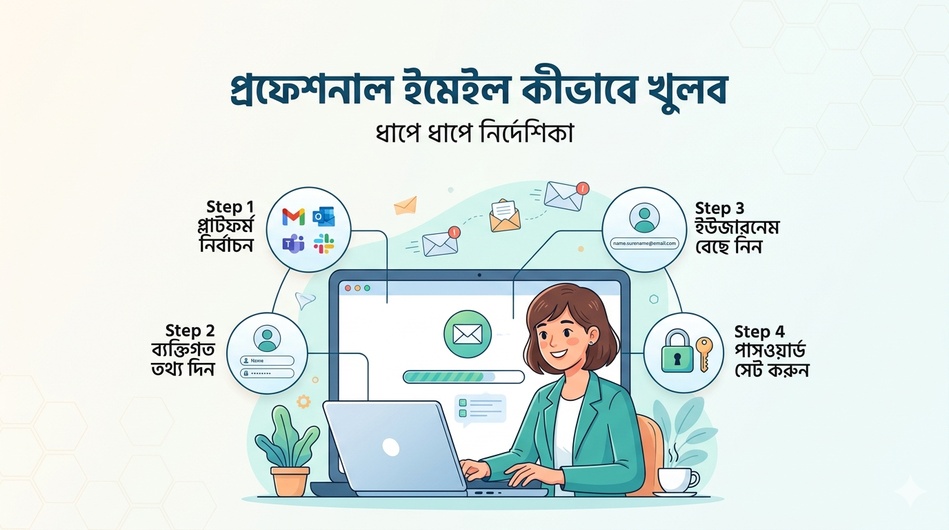 Professional Email Kivabe Khulbo — সম্পূর্ণ গাইড (২০২৬)