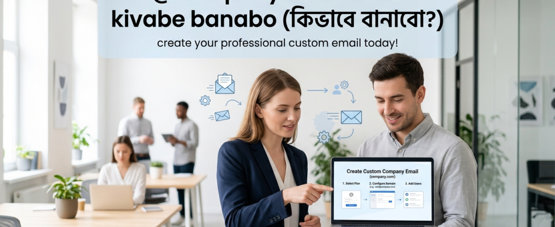 @company.com Email Kivabe Banabo — ব্যবসায়িক ইমেইল তৈরির সম্পূর্ণ গাইড (২০২৬)