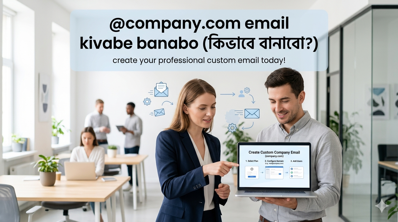 @company.com Email Kivabe Banabo — ব্যবসায়িক ইমেইল তৈরির সম্পূর্ণ গাইড (২০২৬)